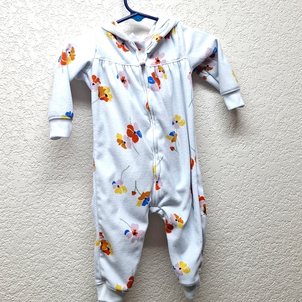 Floral one piece supper warm